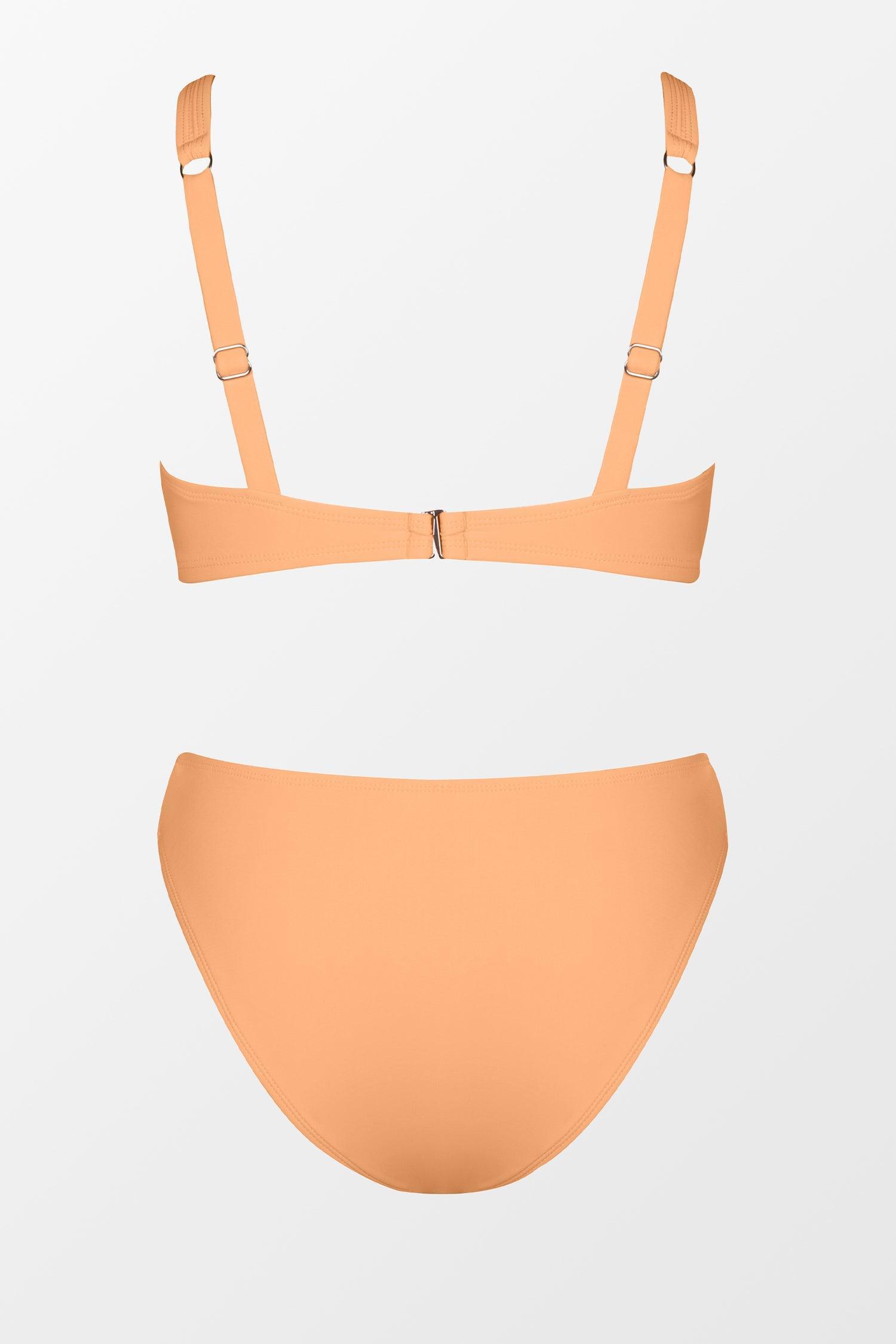 X STASSIE Oasis Chiffon Bralette & V-Cut Cheeky Bikini Set Product Image