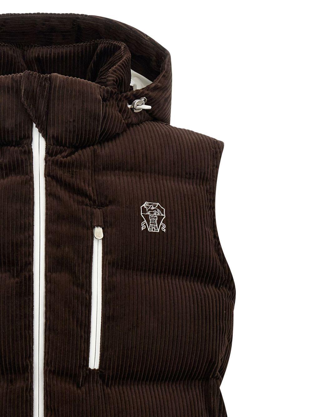 quilted corduroy vest Product Image