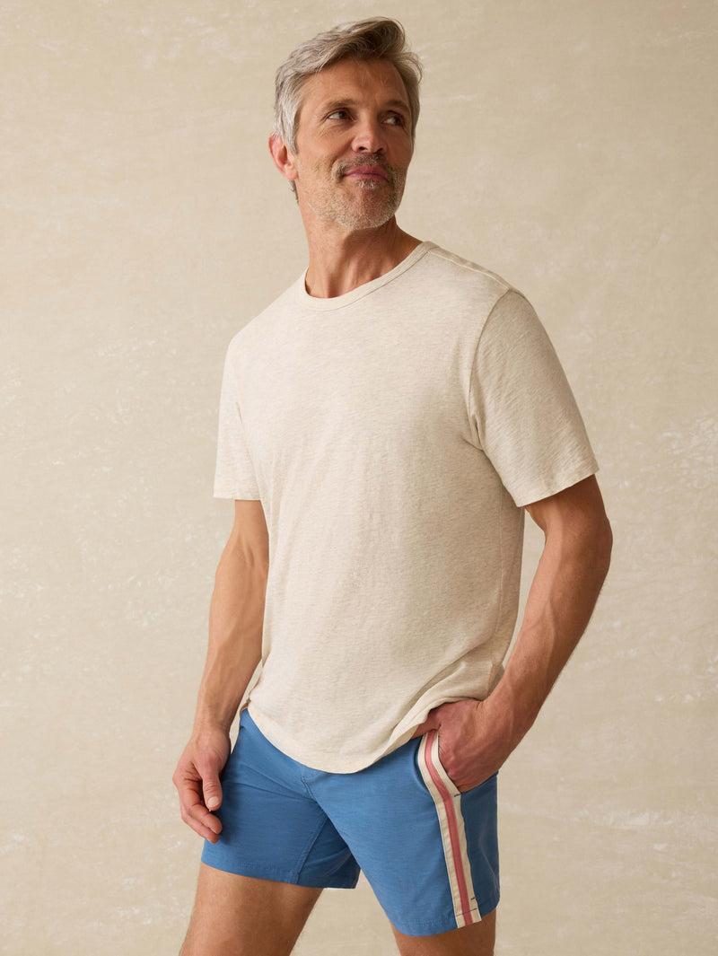 Biarritz Boardshort - Blue Horizon Stripe Product Image