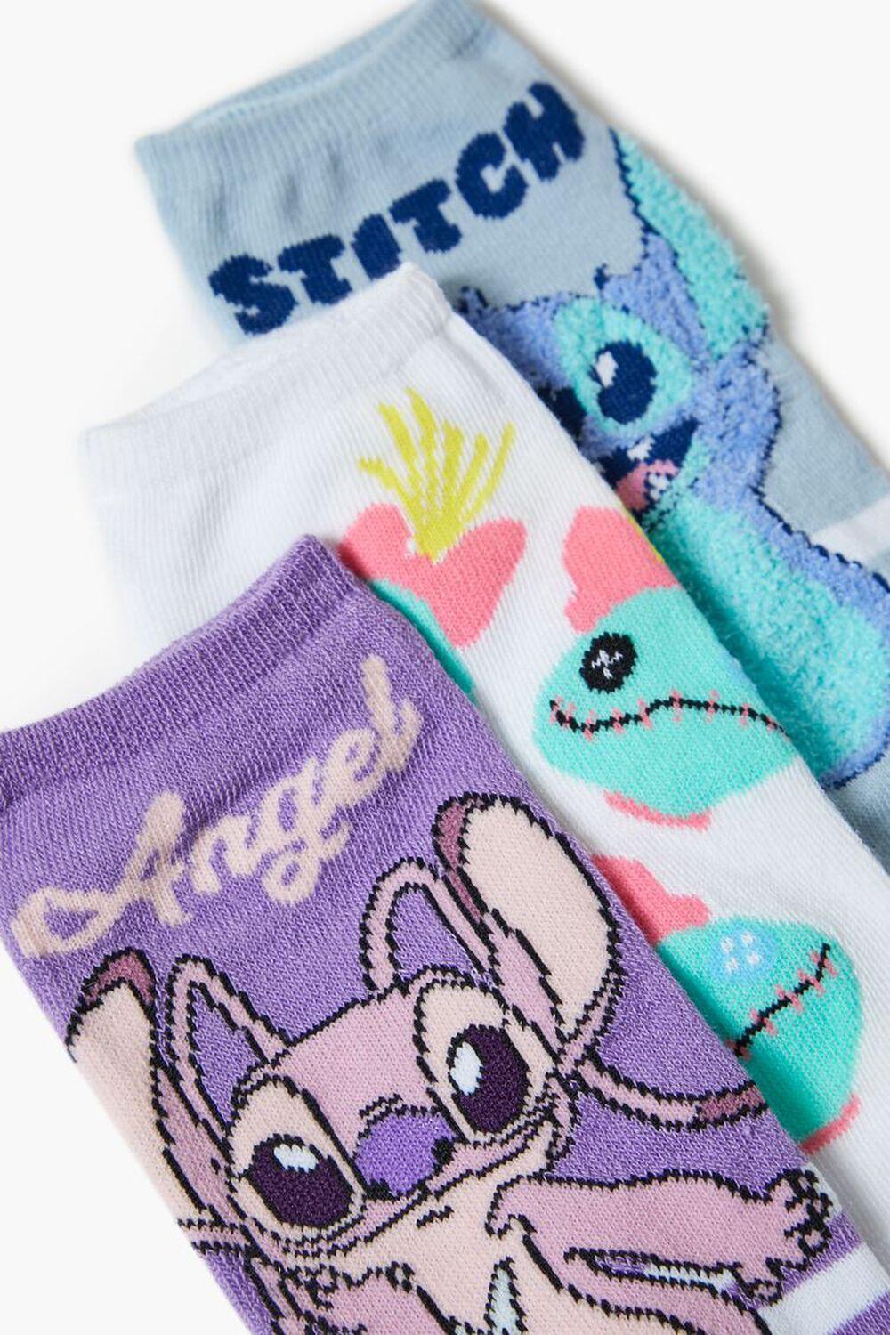 Stitch Graphic Ankle Socks Set - 3 pack | Forever 21 Product Image