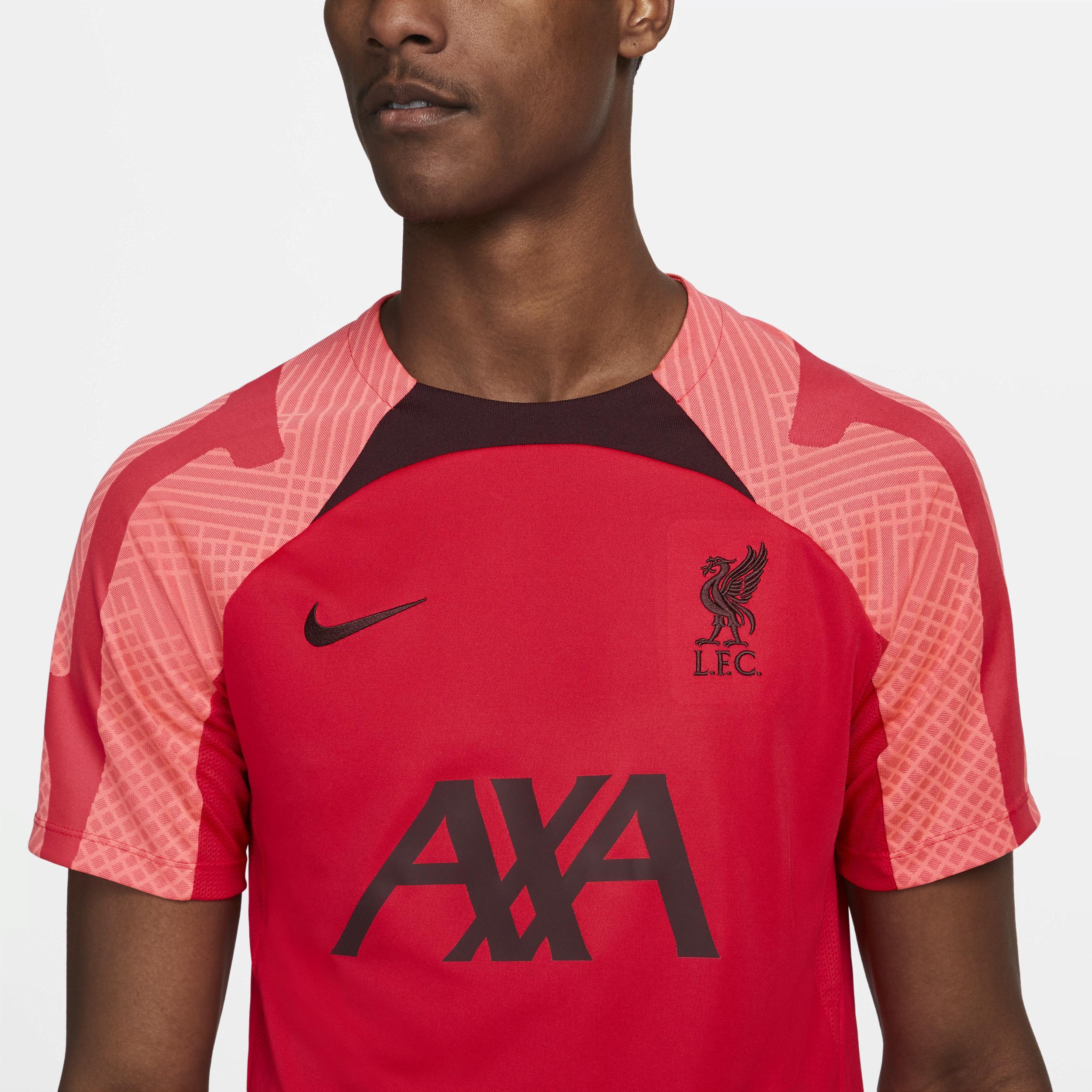 Mens Nike Red Liverpool Strike Raglan Performance Team Top Product Image