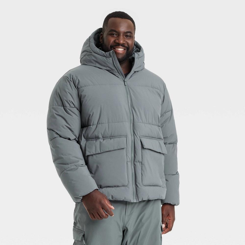 Mens Big Heavy Puffer Jacket - All In Motion 2XL Product Image