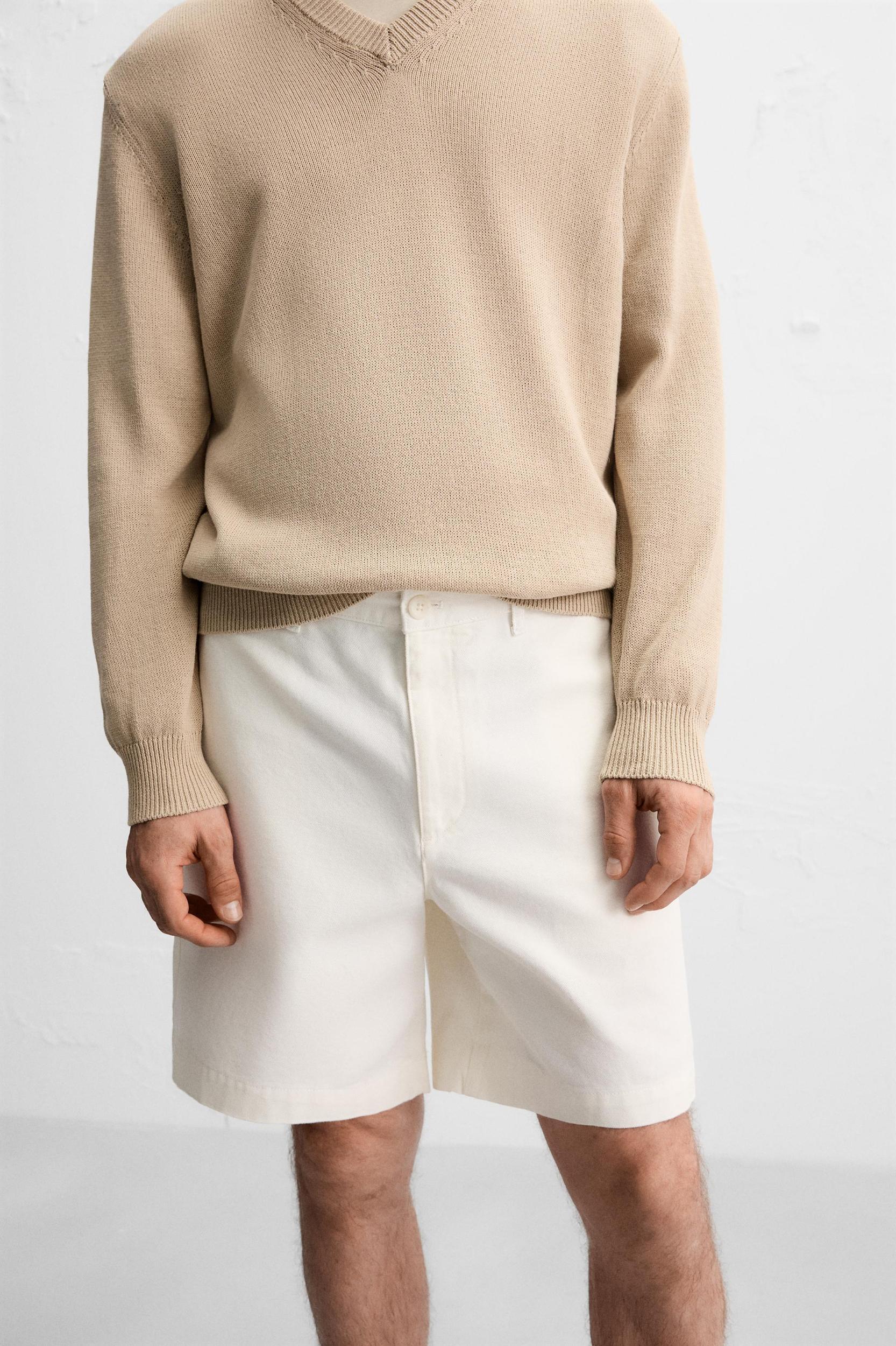 CANVAS TEXTURED SHORTS Product Image