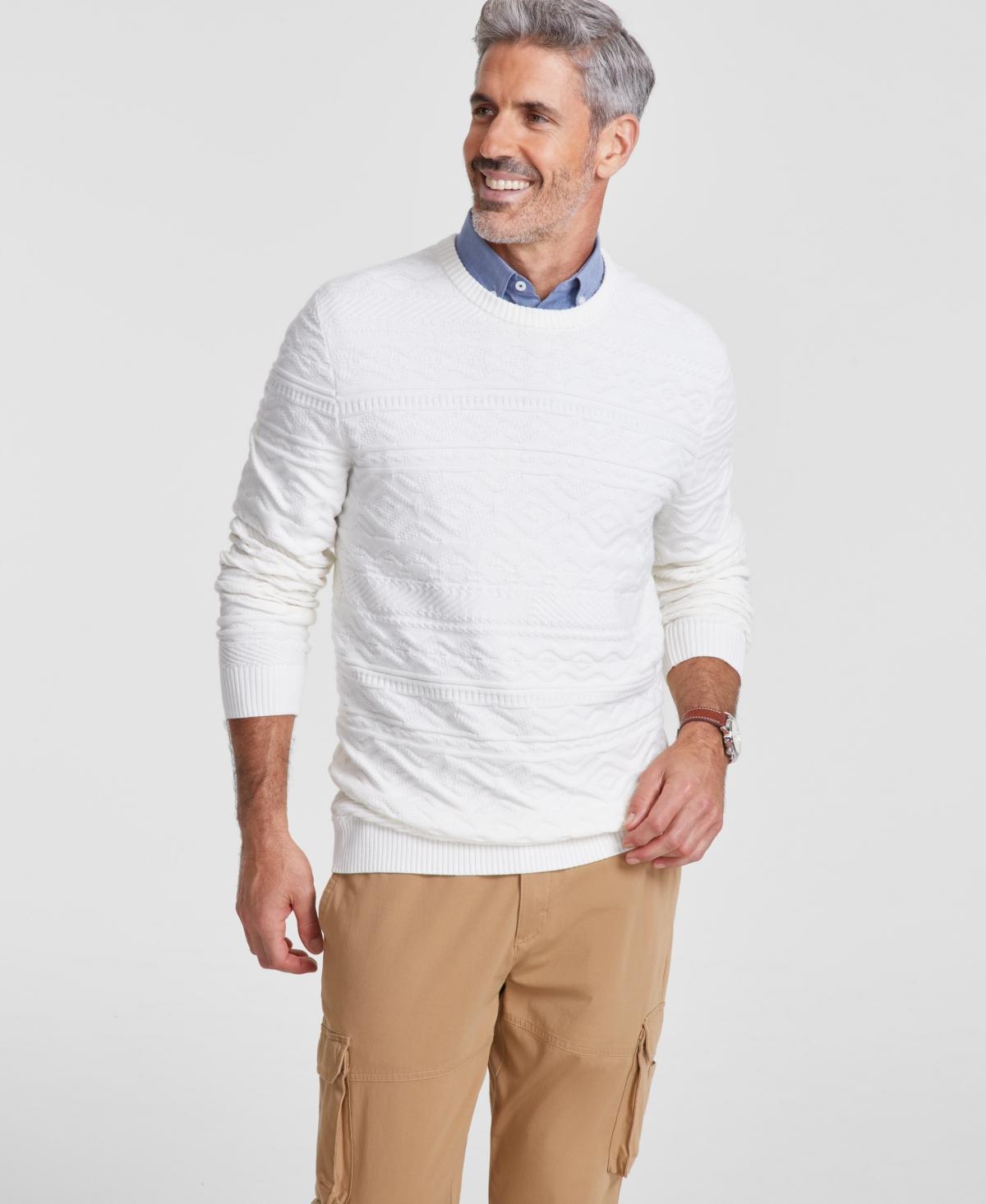 Club Room Mens Stitched Crewneck Sweater, Created for Macys Product Image