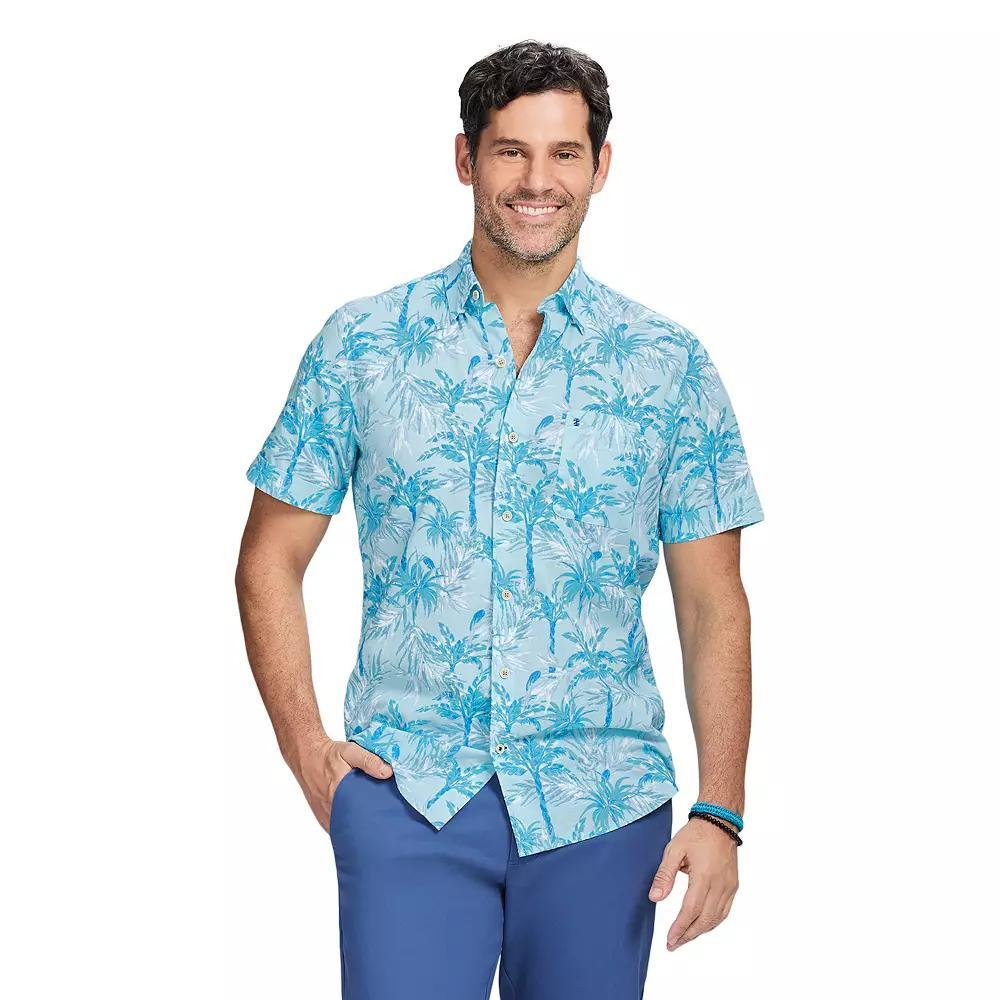 Men's IZOD Dockside Short Sleeve Chambray, Size: XL, Atomizer Product Image