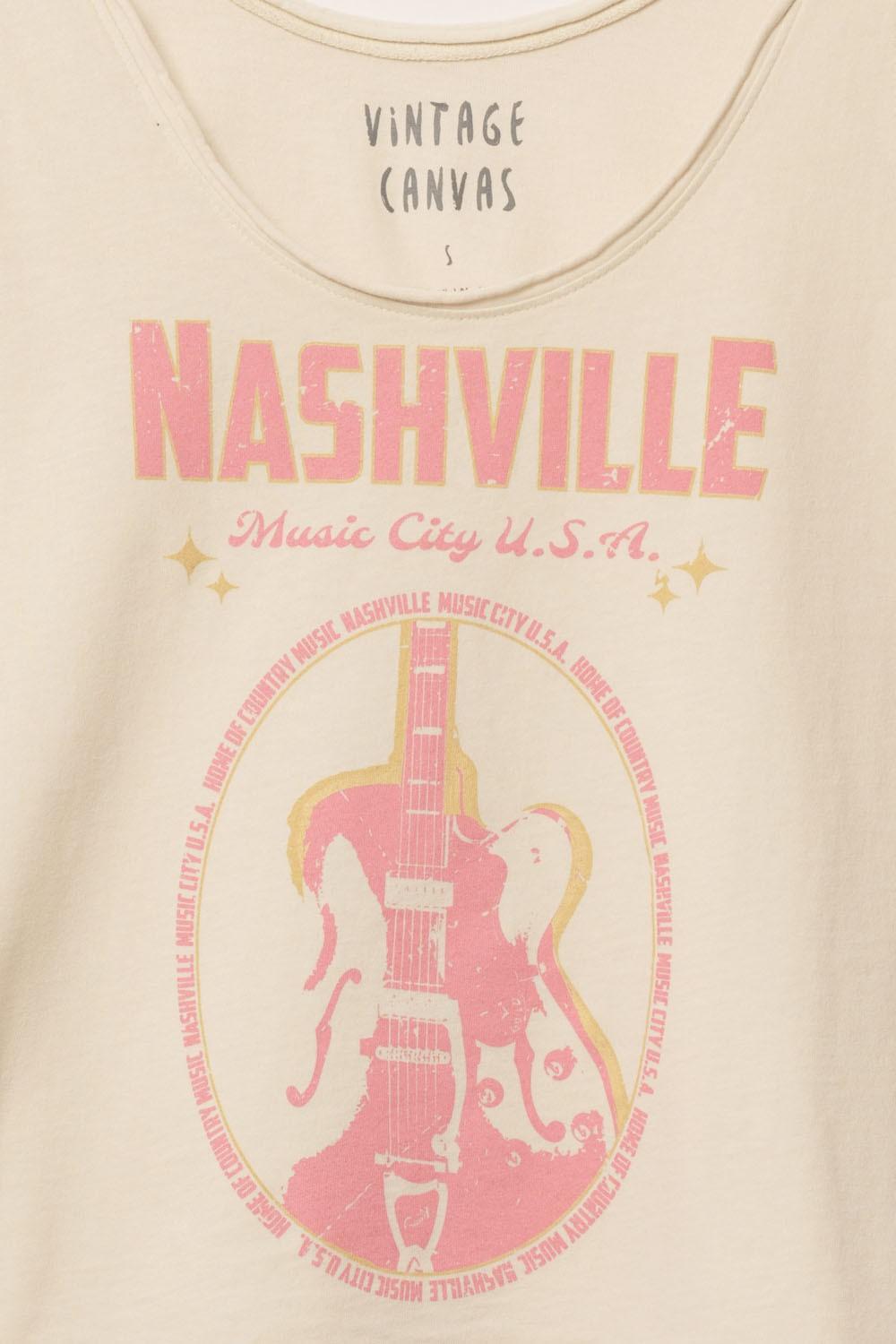 Nashville Music City Racerback Graphic Tank Top Product Image
