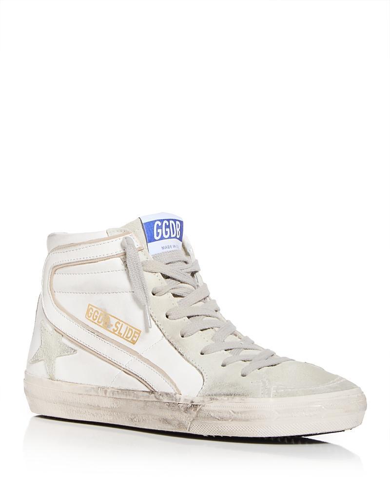 Golden Goose Womens Slide High Top Sneakers Product Image