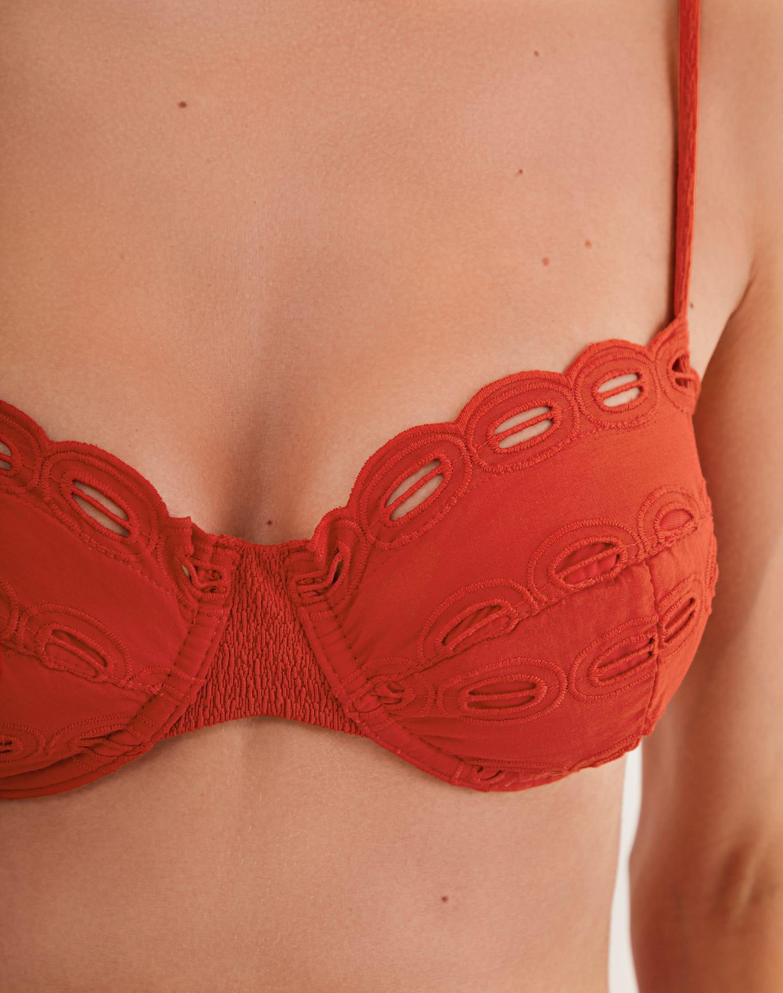 Eyelet Naya Nissi Top - Ruby Product Image