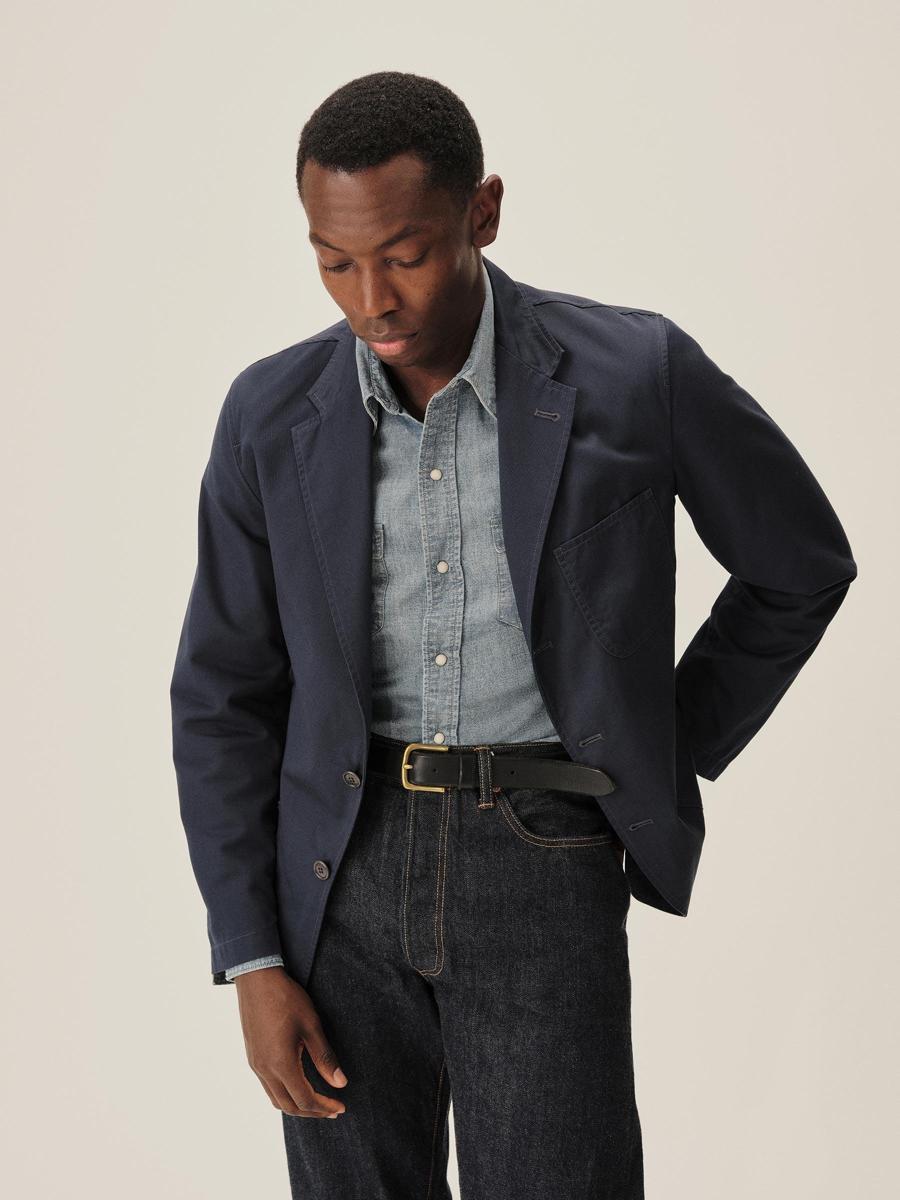 Washed Navy Tropic Twill Carry-On Jacket Product Image