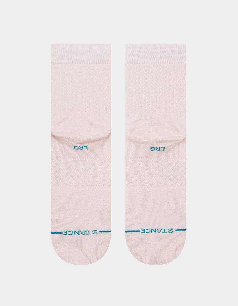 STANCE Icon Mens Quarter Socks - PINK Product Image