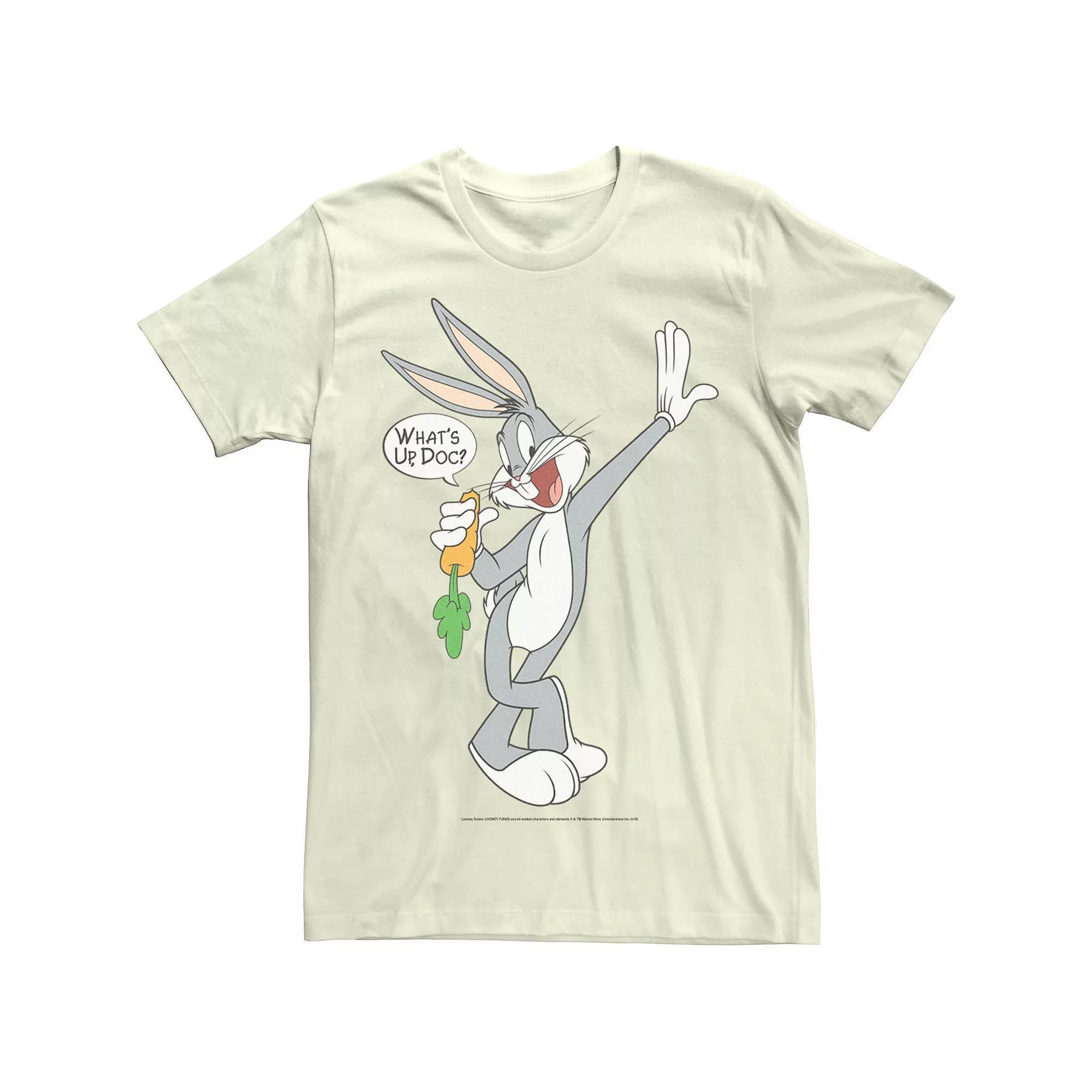 Men's Looney Tunes Bugs Bunny What's Up Doc Portrait Tee,  Product Image