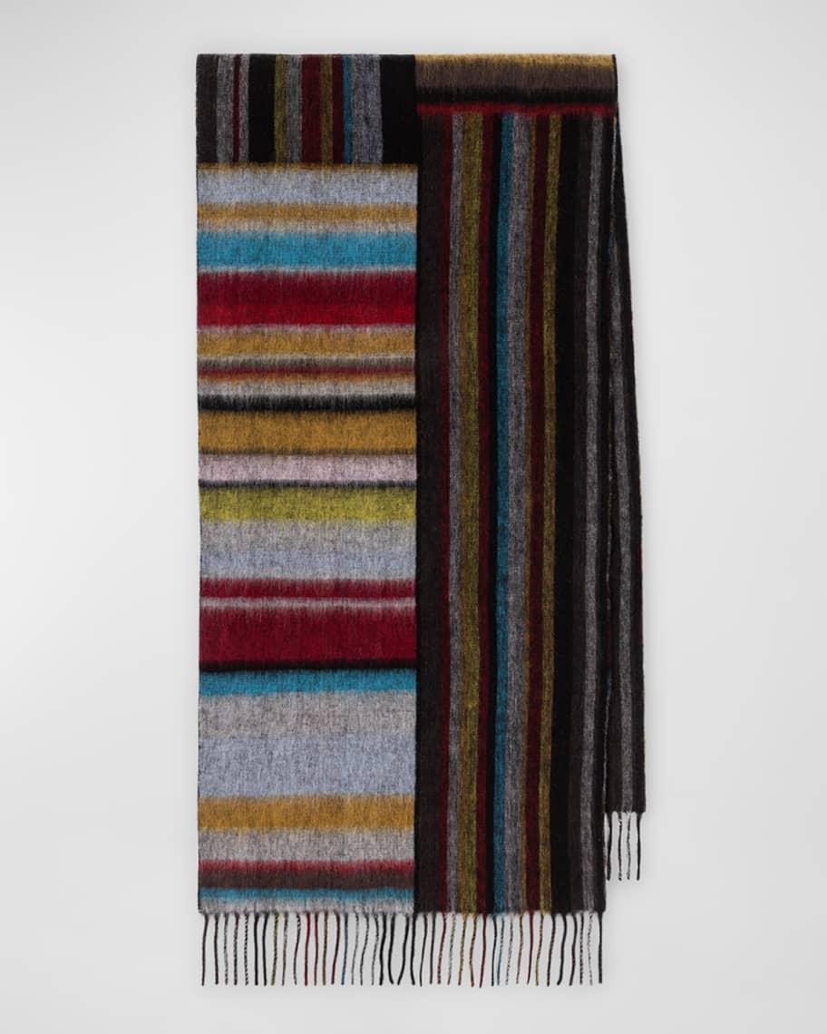 Mens Lambswool Signature Mash Up Scarf Product Image