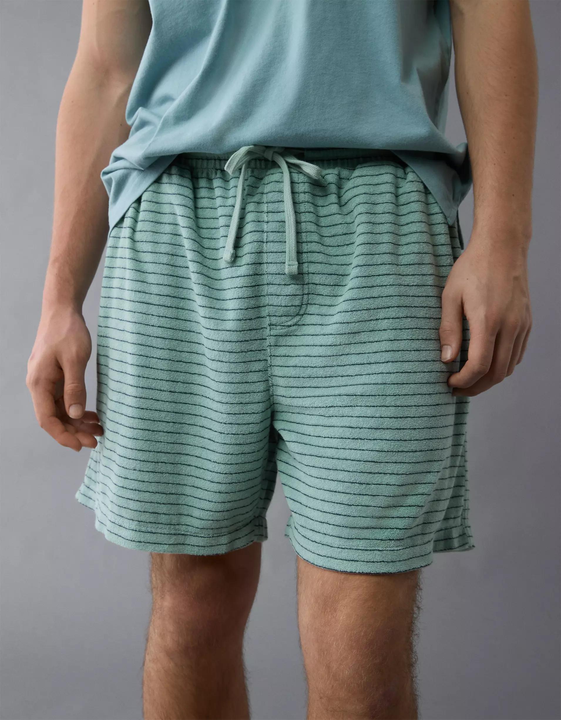 AE Sofa Surfin' Terry Striped Lounge Short Product Image