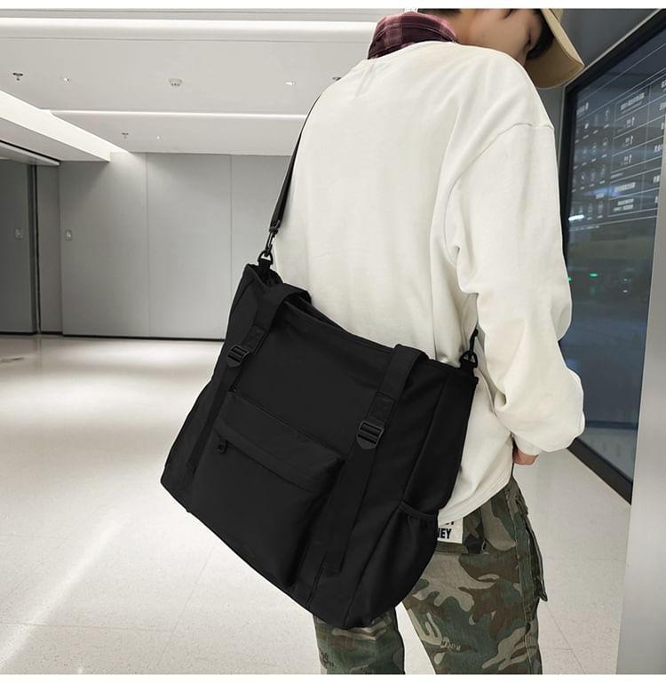 Plain Nylon Tote Bag Product Image