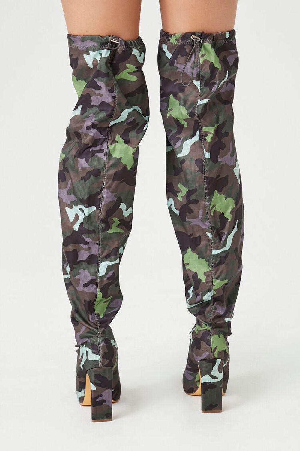 Camo Over-the-Knee Boots | Forever 21 Product Image