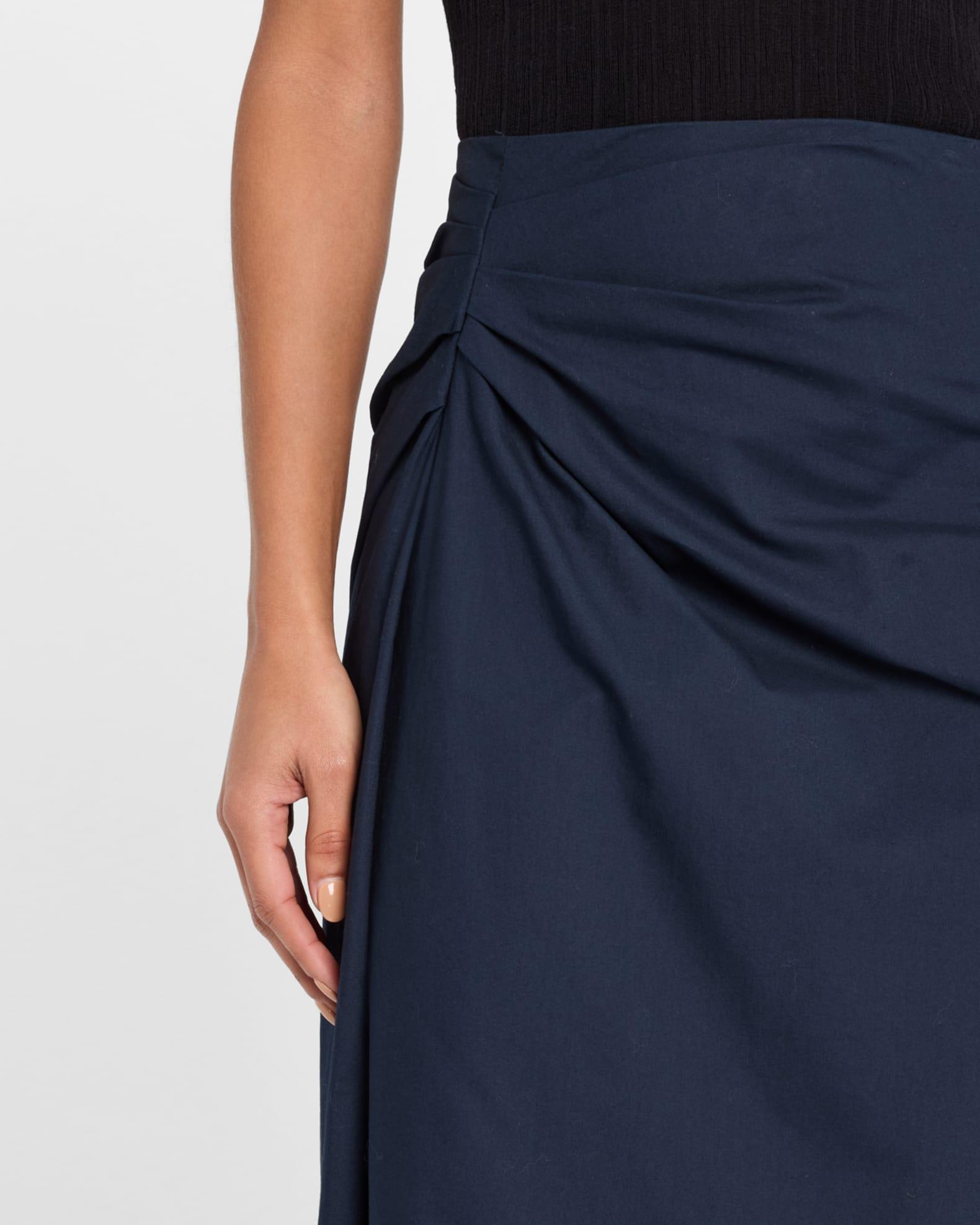 Tessa Ruched Midi Skirt Product Image