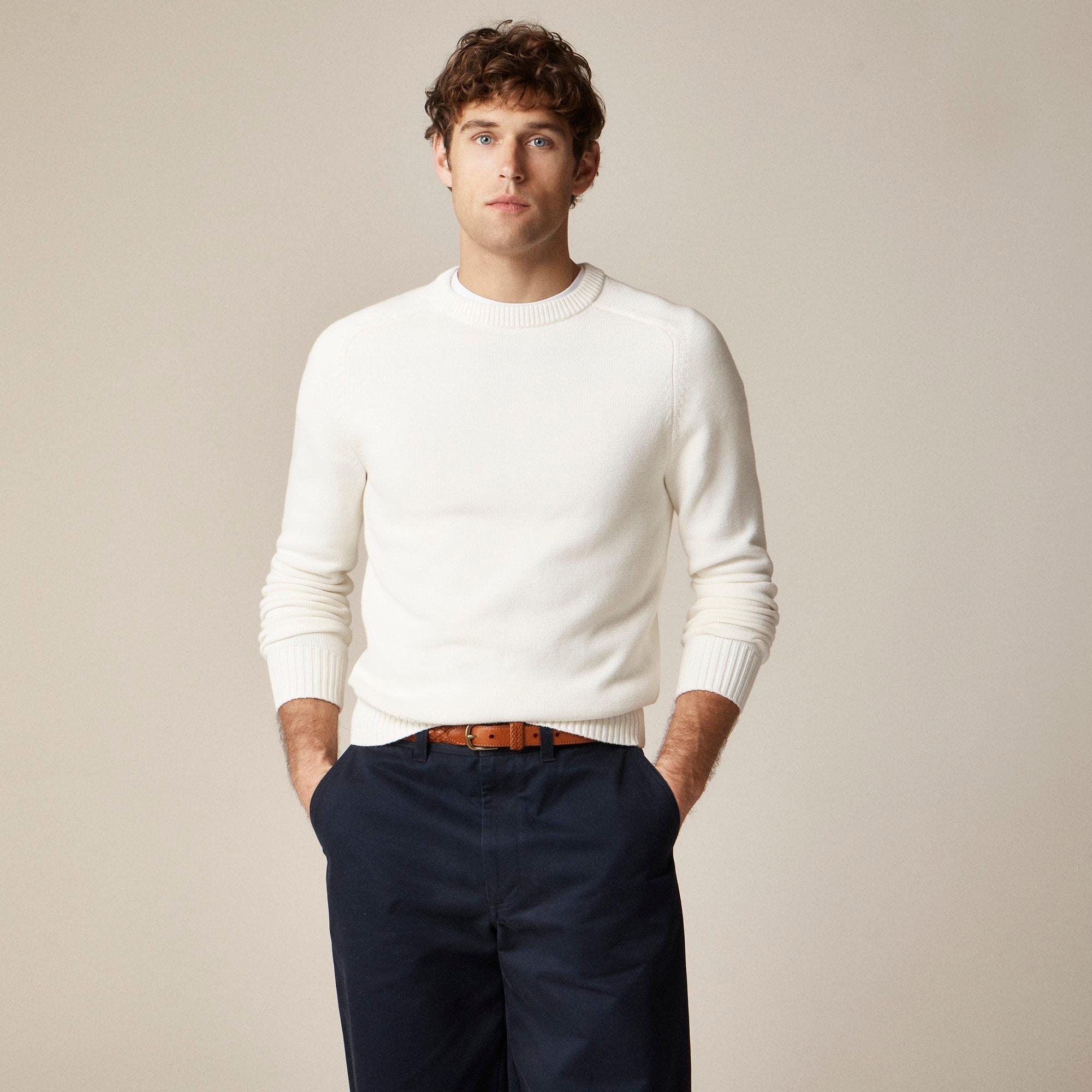 Heritage cotton crewneck sweater Product Image