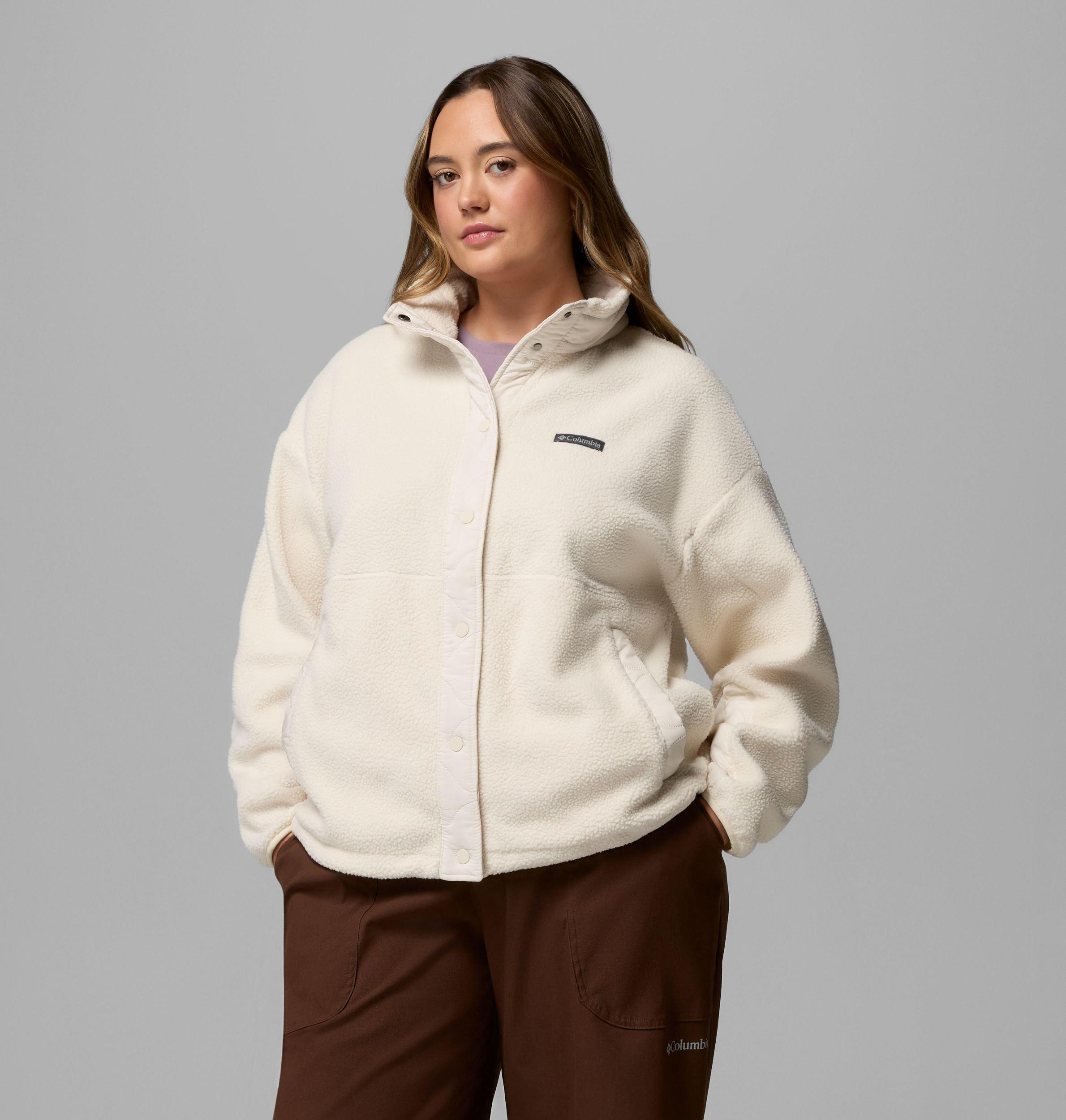 Columbia Womens Cloud Point Snap Fleece Jacket - Plus Size- Product Image