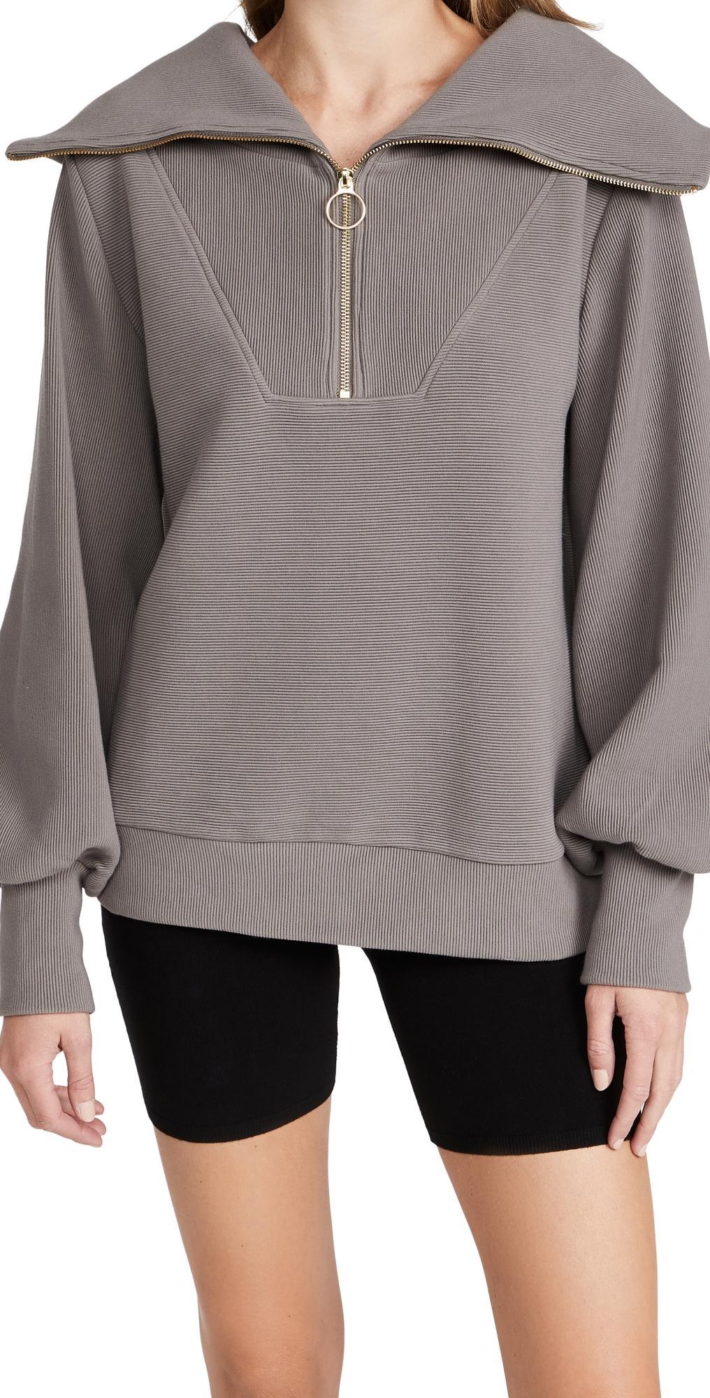 Varley Vine Half Zip Deep Charcoal XS Product Image