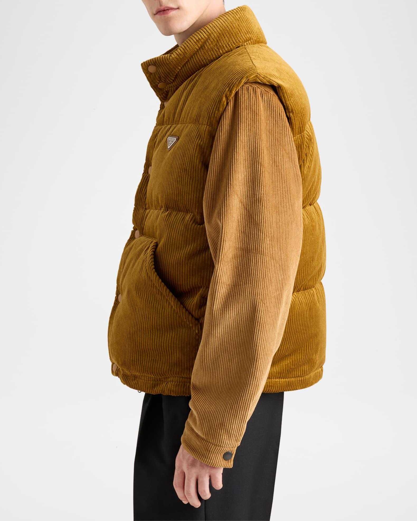 Men's Corduroy Down Vest Product Image