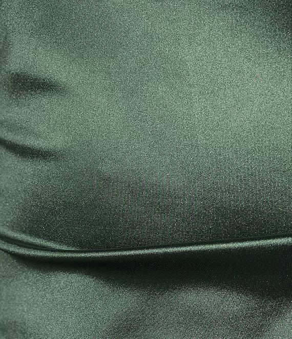 Honey and Rosie Spaghetti Strap Square Neck Ruffle Dress Product Image