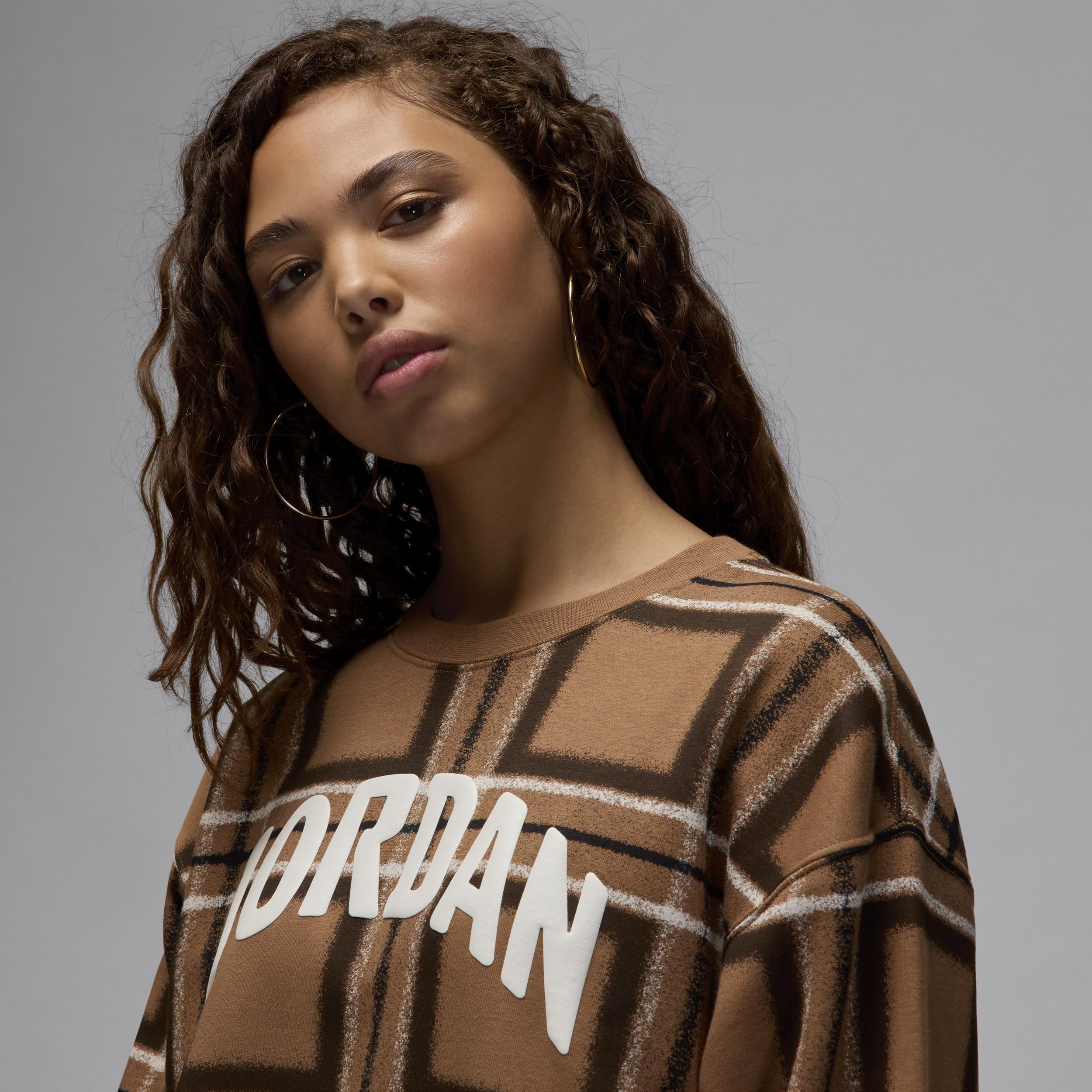Women's Jordan Brooklyn Fleece Graphic Crew-Neck Sweatshirt Product Image