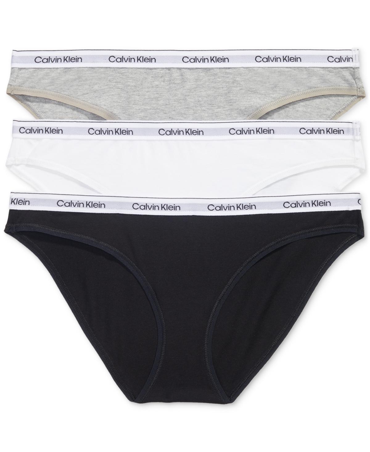 Calvin Klein Womens Modern Logo 3-Pack Bikini - Multi - S Product Image