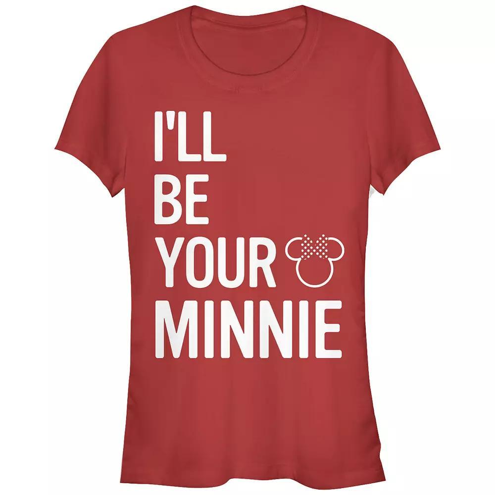 Disney's Minnie Mouse I'll Be Your Minnie Mouse Juniors' Graphic Tee, Women's,  Product Image
