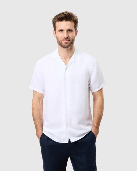 MENS WINDCREST LINEN SHORT SLEEVE SHIRT - B6Q148C200 Male Product Image