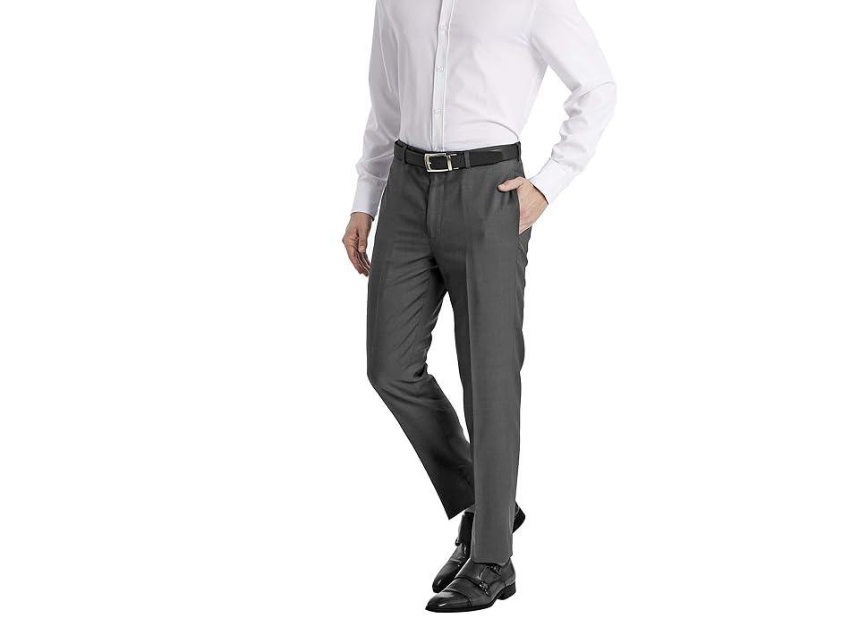 Calvin Klein Mens Slim Fit Dress Pant (Grey) Men's Clothing Product Image