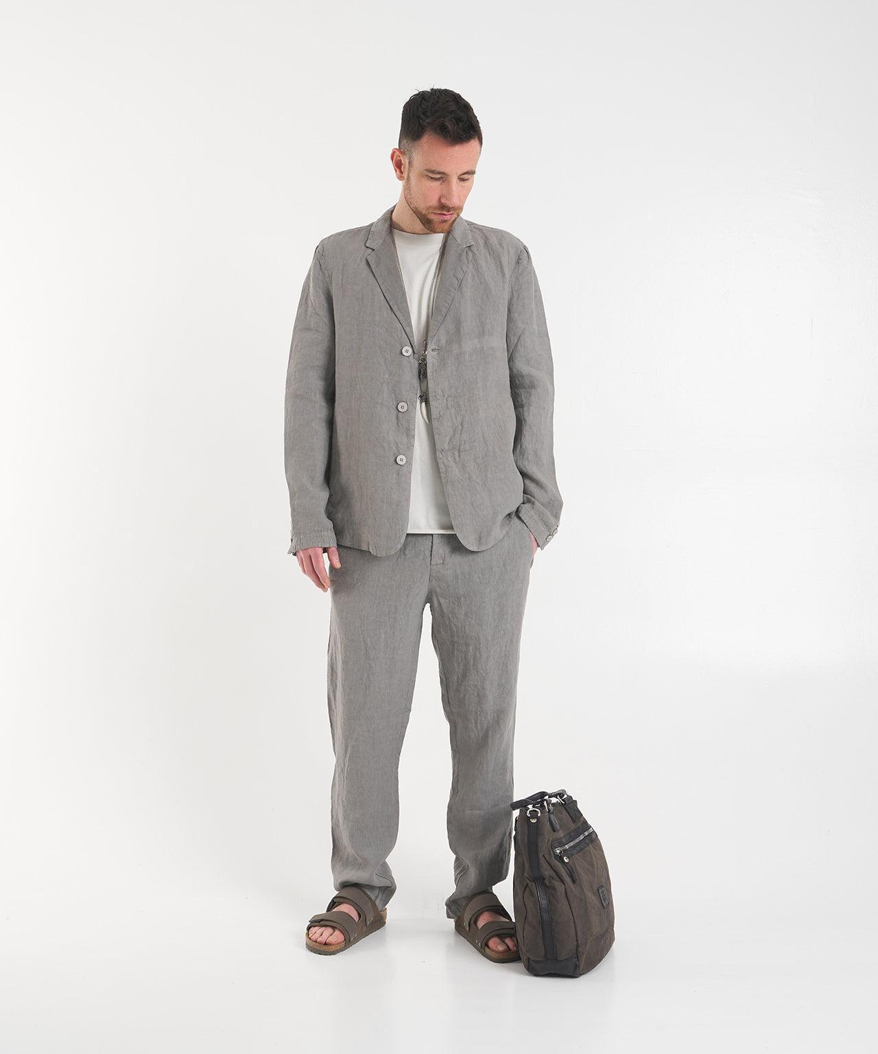 Wide leg linen trousers Product Image