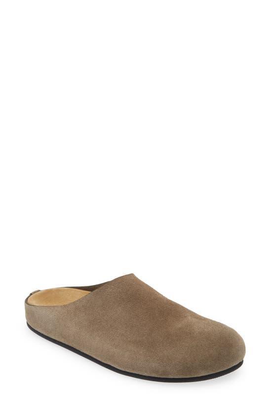 THE ROW Hugo Suede Mules In Grey Product Image