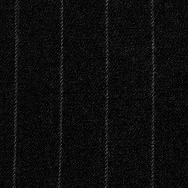 Men's Modern Fit 2 Piece Wool Suit Pinstripe Black Male Product Image