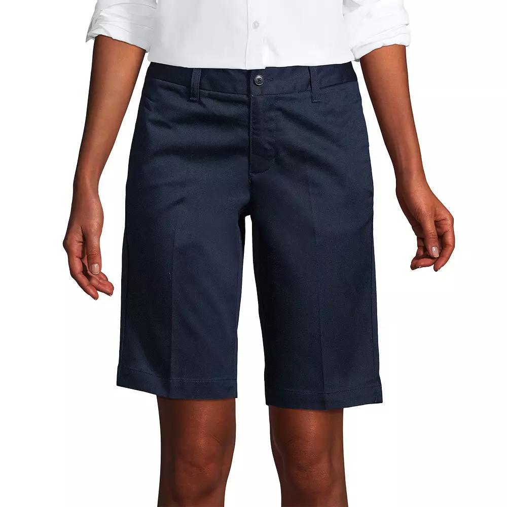 Women's Lands' End Front Blend Chino Shorts,  Product Image