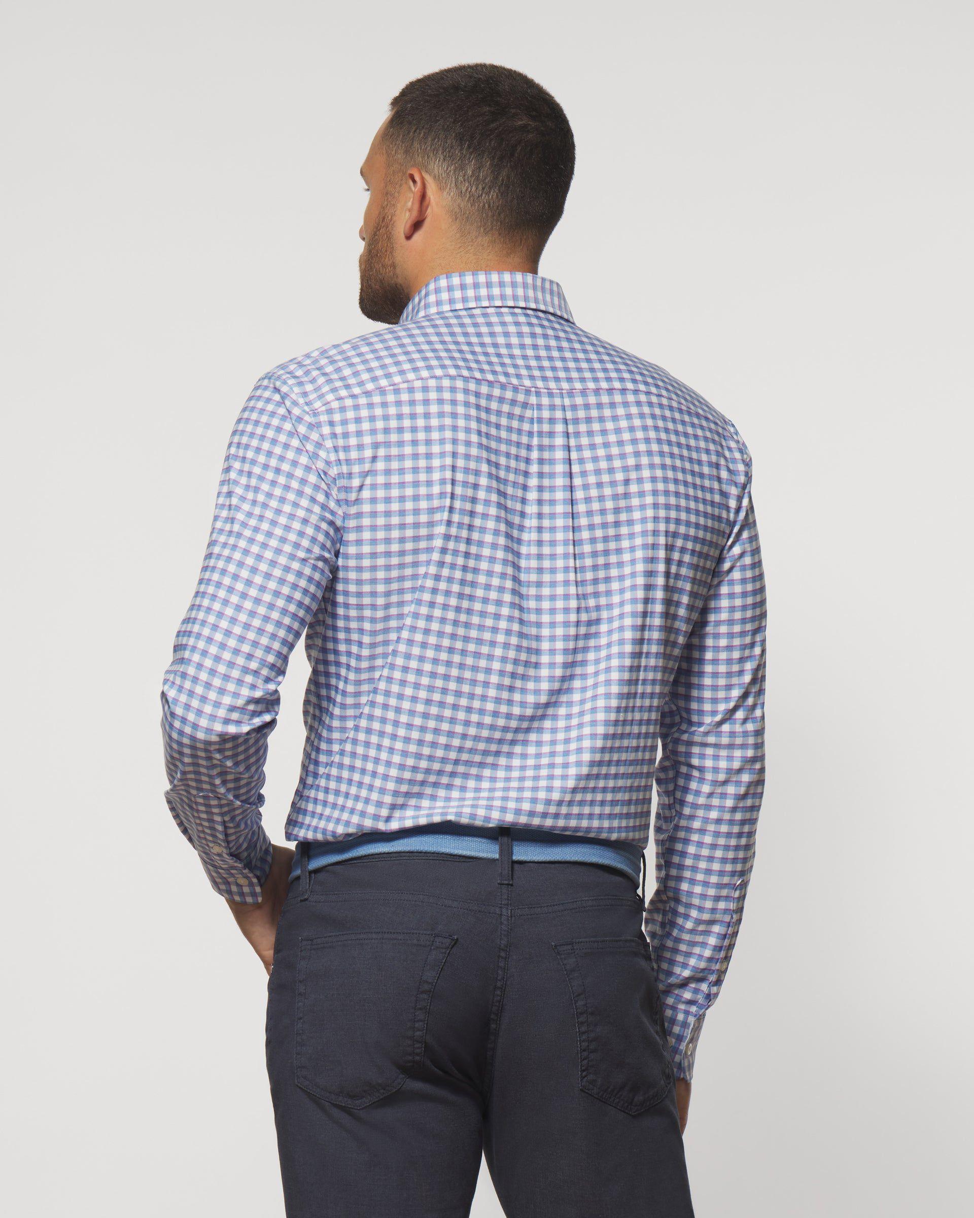 Performance Button Up Shirt - Mead Male Product Image