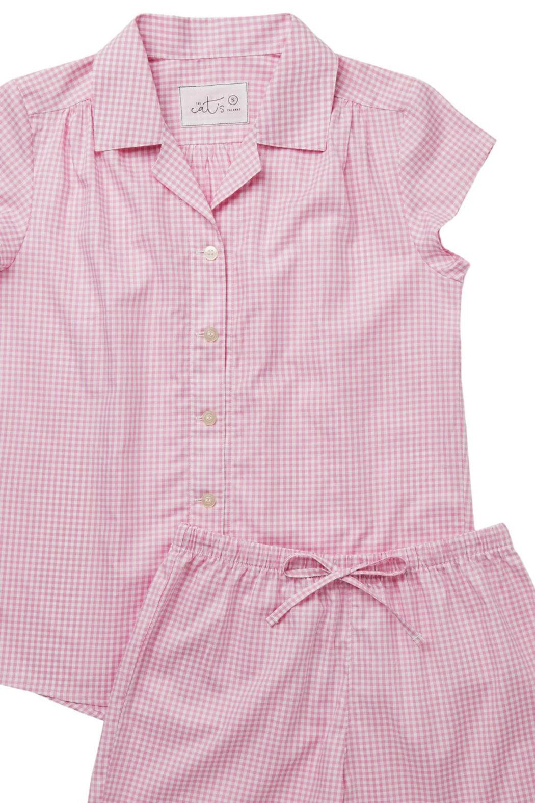 Classic Gigham Luxe Pima Short set Product Image