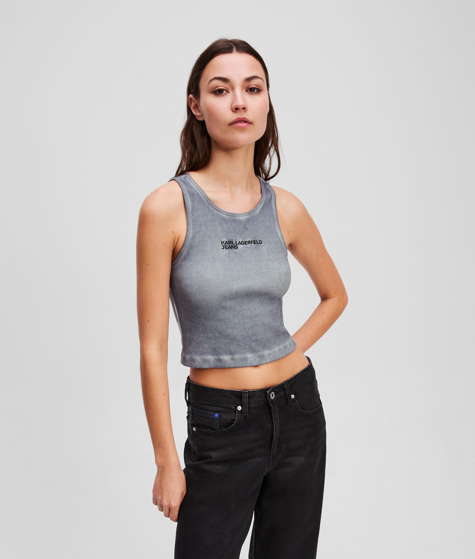 WASHED RIBBED TANK TOP Product Image