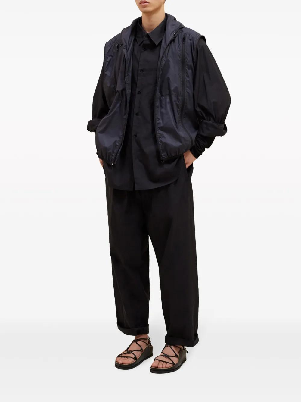 zipped hooded jacket  Product Image