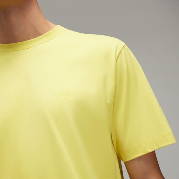 adidas Y-3 Regular Short Sleeve Tee Pure Sulfur S Unisex Product Image