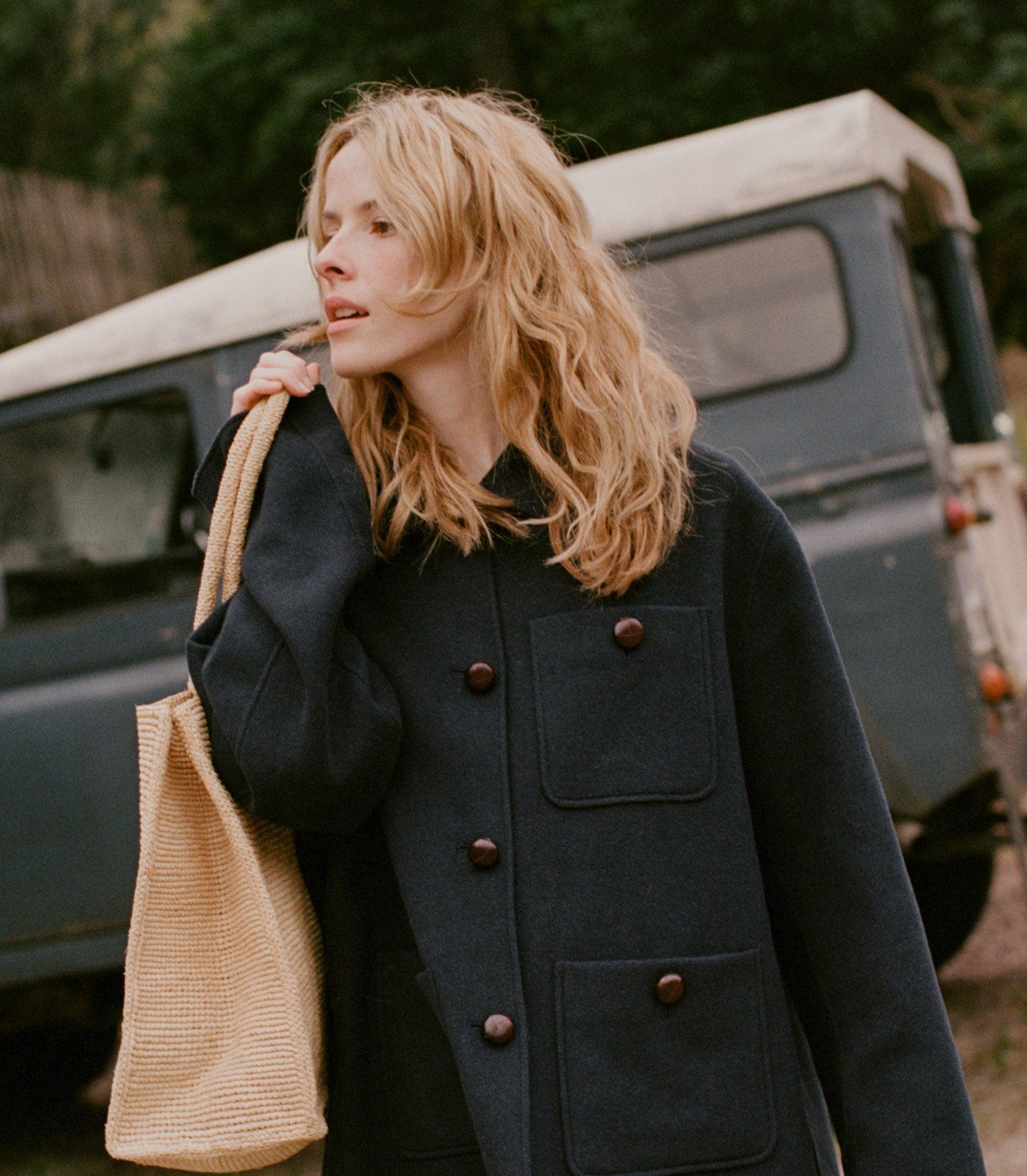 GERMAIN COAT -- NAVY Product Image