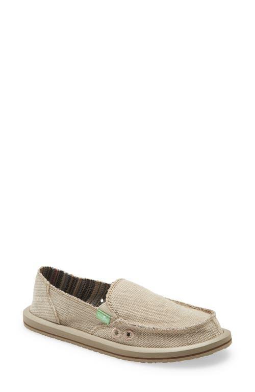 Sanuk Donna Hemp (Natural) Women's Slip on Shoes Product Image