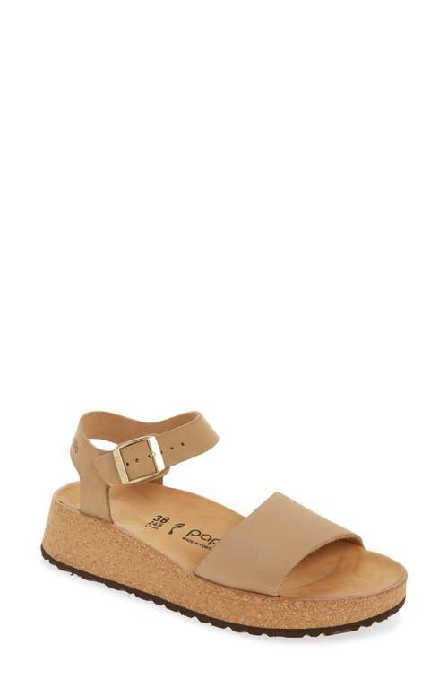 Papillio by Birkenstock Womens Glenda Suede Ankle Strap Platform Sandals Product Image