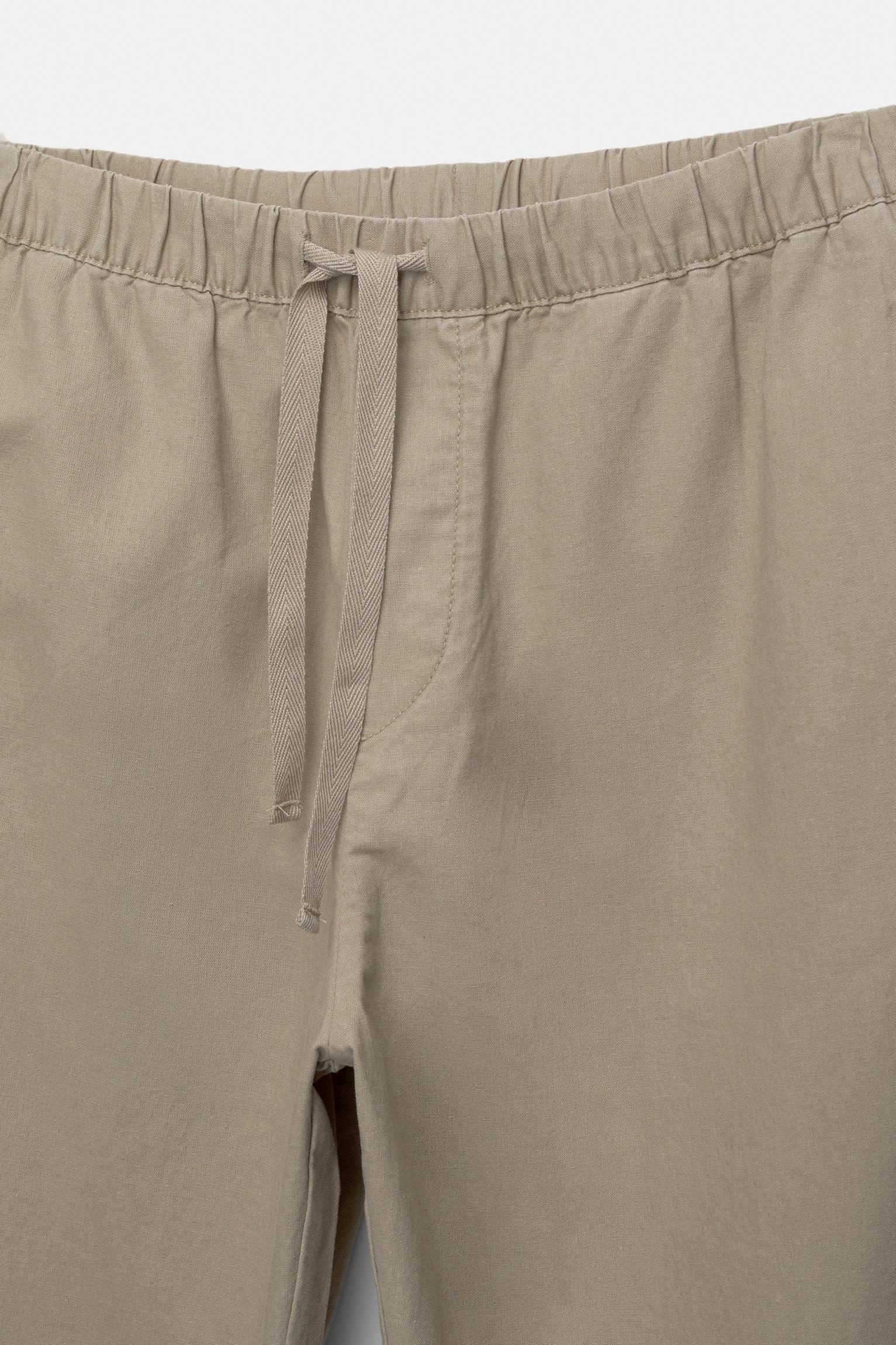 Linen blend sweatpants Product Image