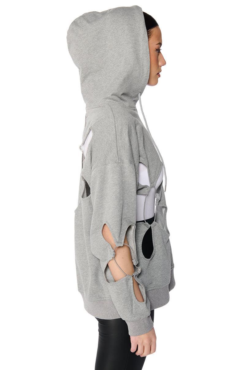 PARKER CUT OUT HOODIE Product Image