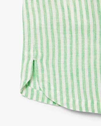 Loose Striped Linen Shorts Product Image