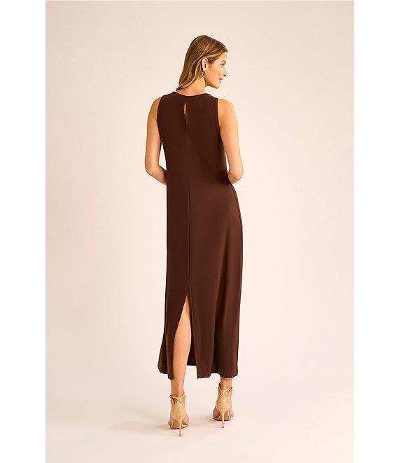 Vince Camuto Sleeveless Keyhole Back Crew Neck A-Line Maxi Dress Product Image