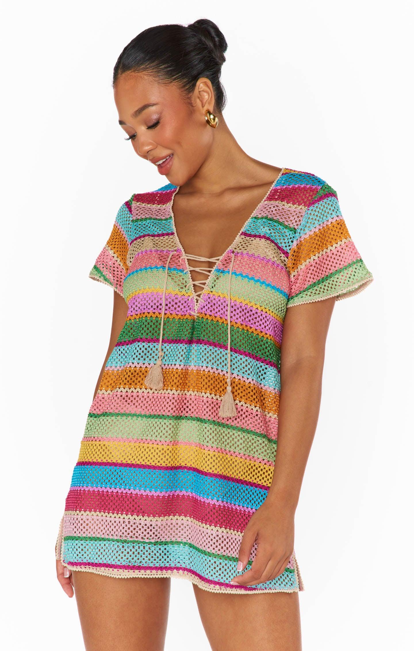 Travel Coverup ~ Multi Crochet Product Image