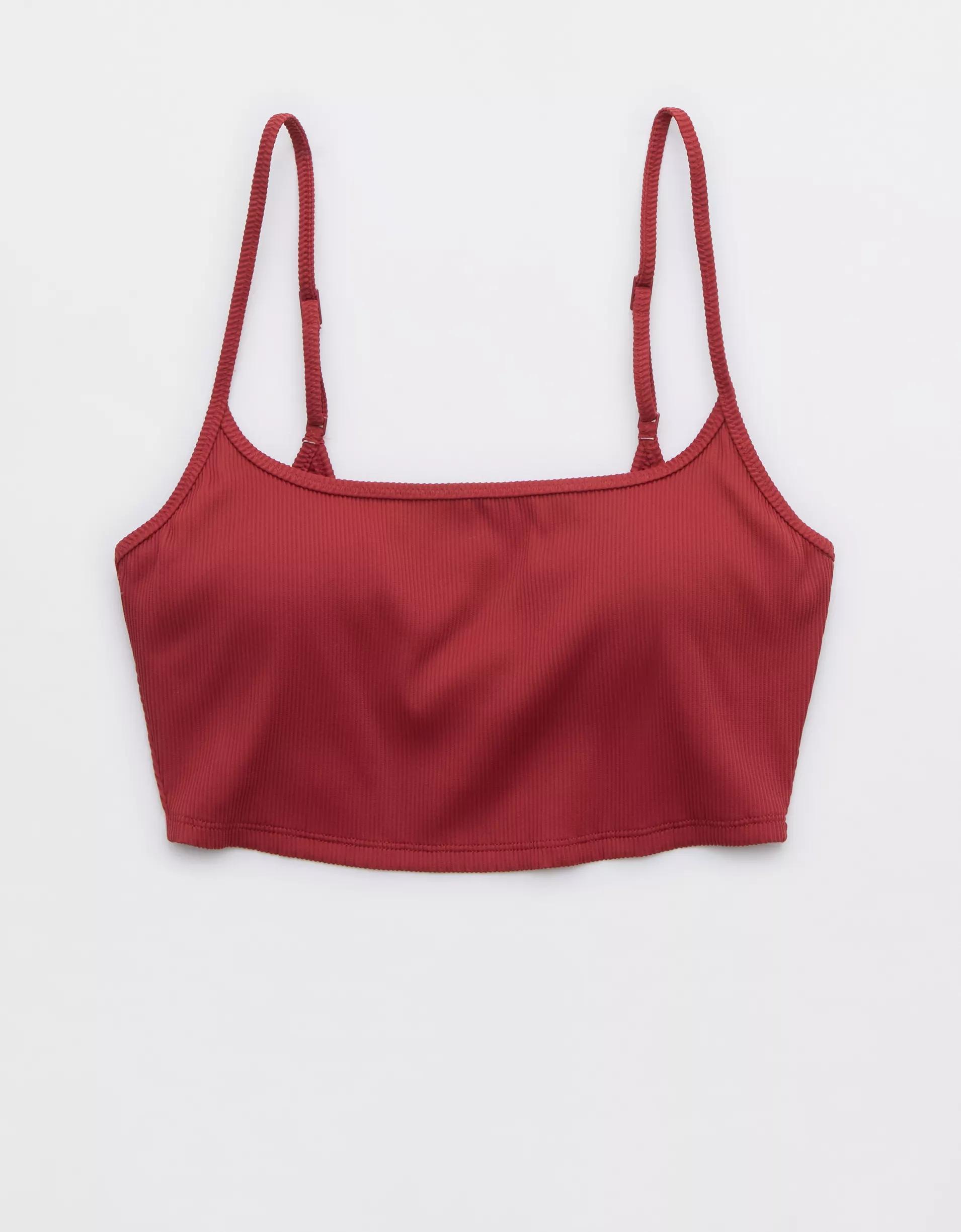 Aerie Ribbed Scoop Longline Bikini Top Product Image