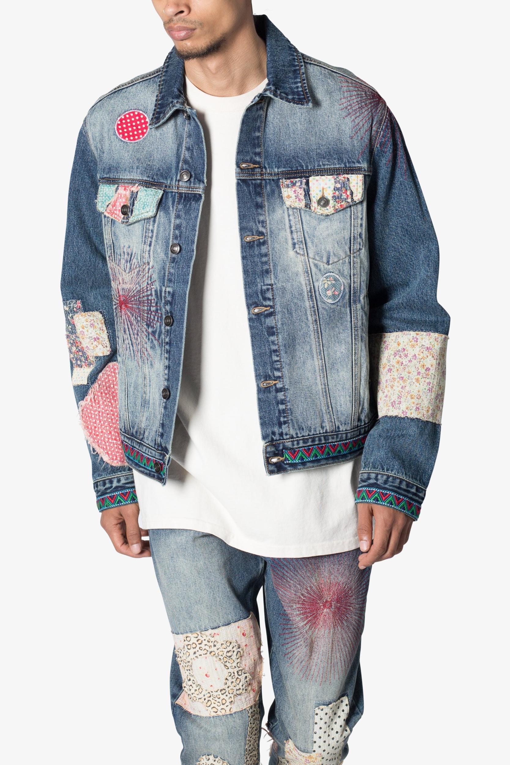 Rugged Trucker Jacket - Blue Product Image