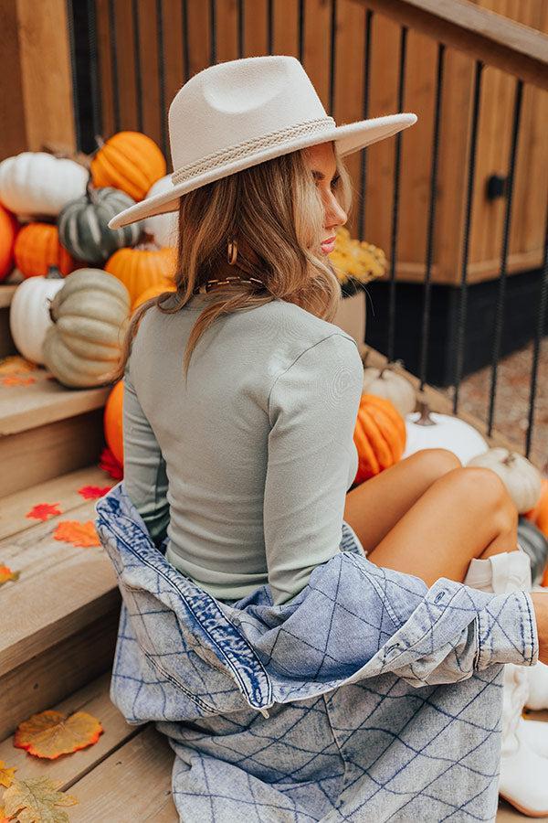 Hand In Hand Through It All Top In Pear Product Image